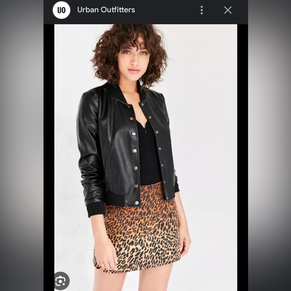 Ecote Urban Outfitter ombré animal print A-line mini skirt pockets 6